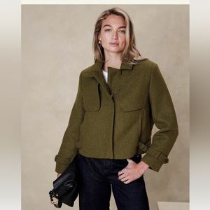 BNWOT Banana Republic Heritage Wool blend jacket